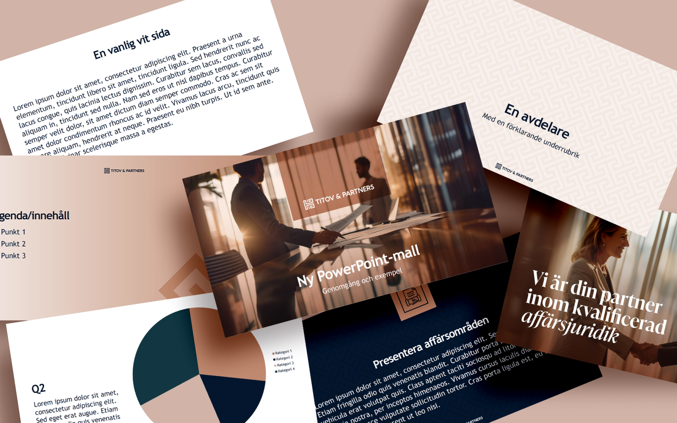 Titov & Partners powerpoint-mall