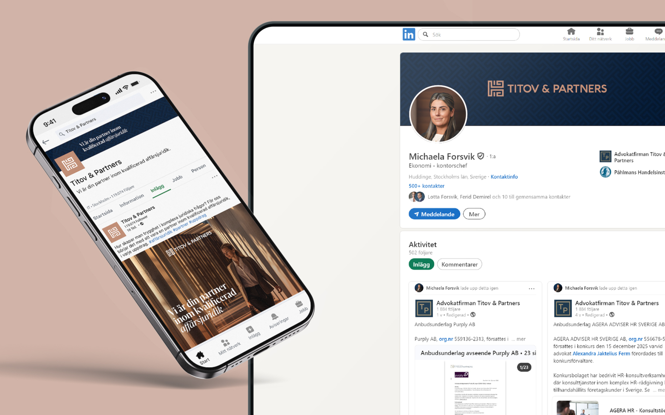 Titov & Partners social media