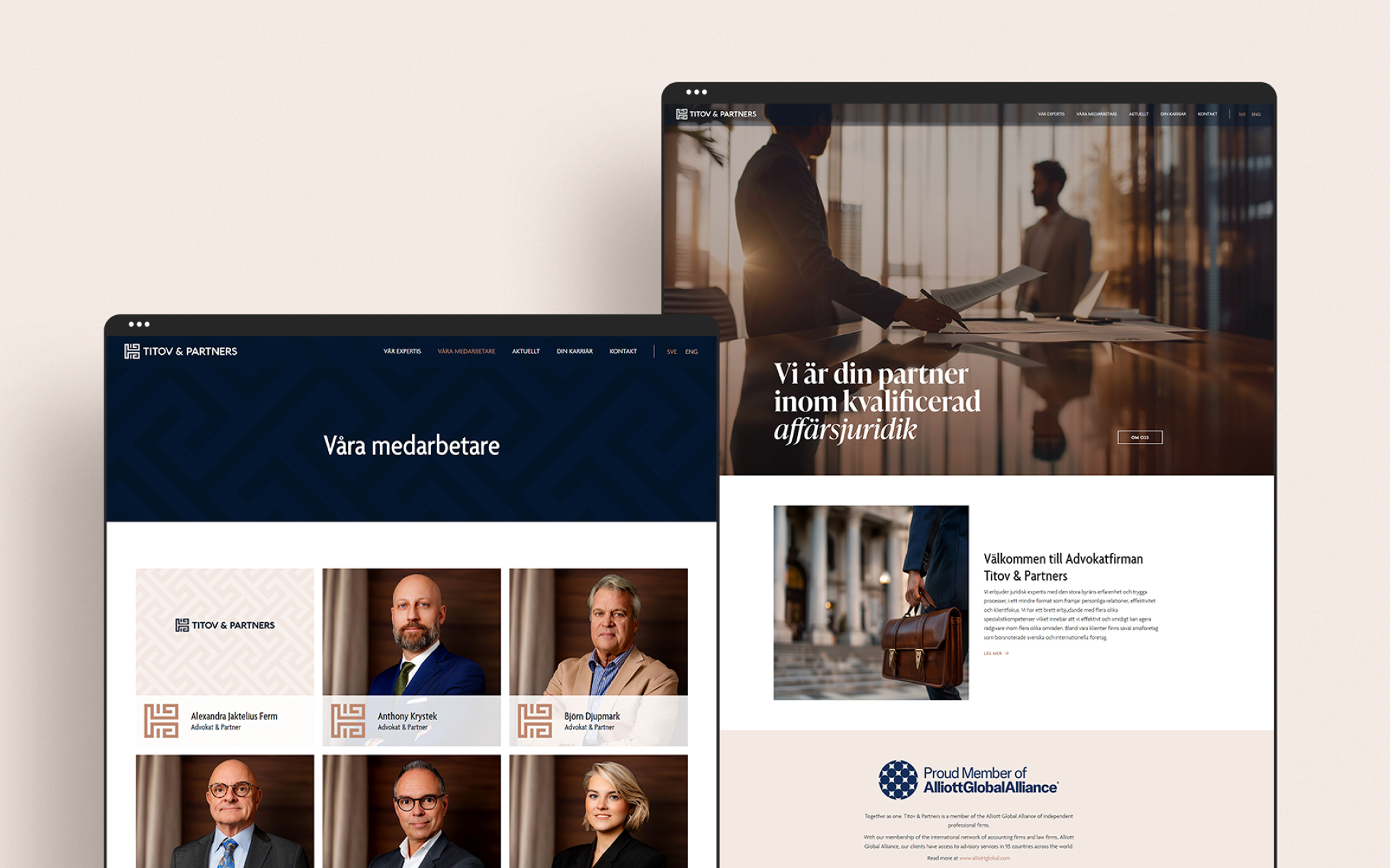 Titov & Partners webbdesign